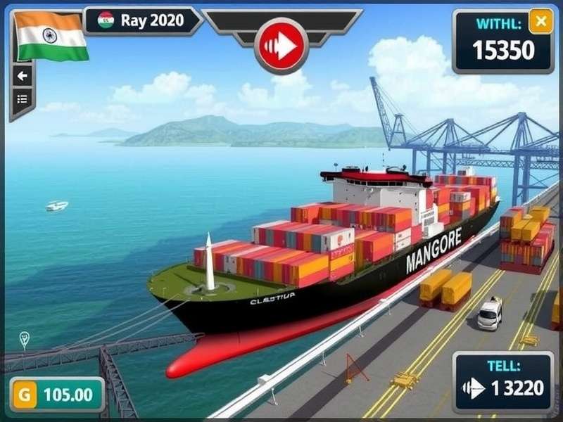 Mangalore Harbor Mogul Gameplay - Ship Berthing & Cargo Handling